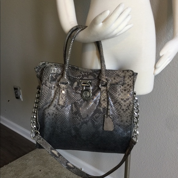 Michael Kors Handbags - Micheal Kors OMBRÉ Snakeskin Tote Bag